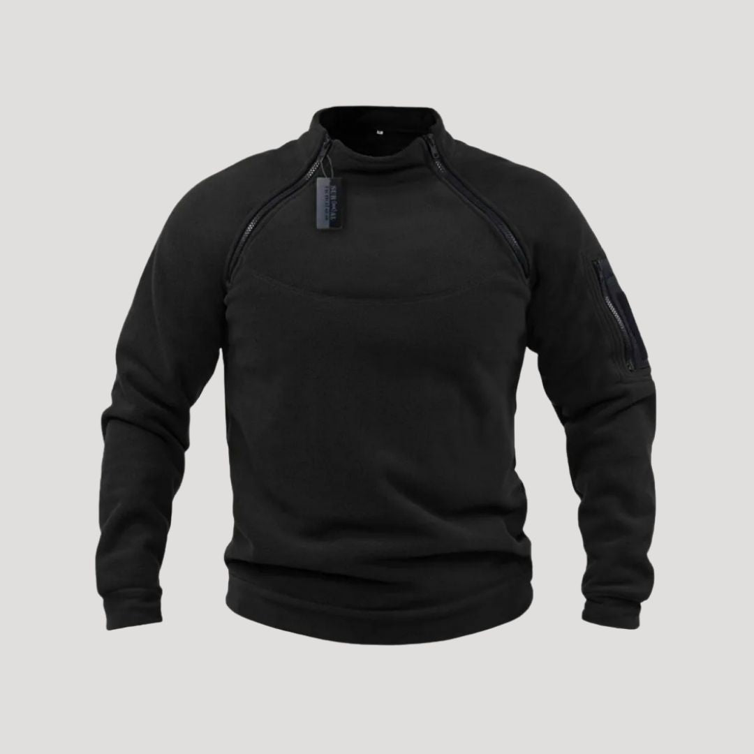 Men’s half zip tactical fleece pullover top