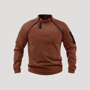 Men’s half zip tactical fleece pullover top