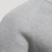 Half-zip premium knit sweater