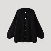 Women oversized buttoned cardigan