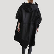 Women’s trench coat long lightweight hooded jacket