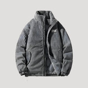 Corduroy insulated jacket