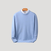 Men’s cashmere crew neck warm knitted jumper