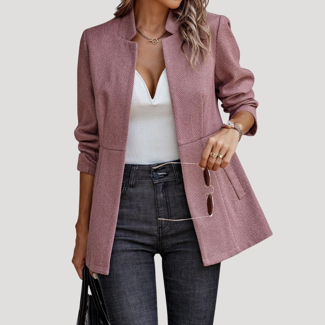 Women's spring long-sleeve blazer jacket