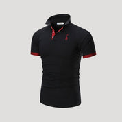 Men’s slim fit short sleeve polo shirt