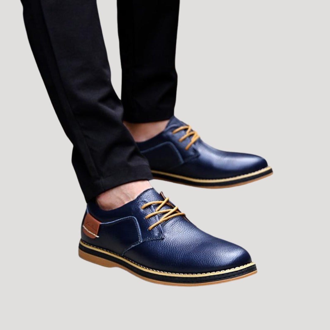 Men’s leather derby business formal dress shoes