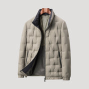 Men’s quilted waterproof puffer winter jacket