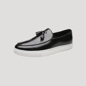 Men's slip on loafers – tassel leather shoes