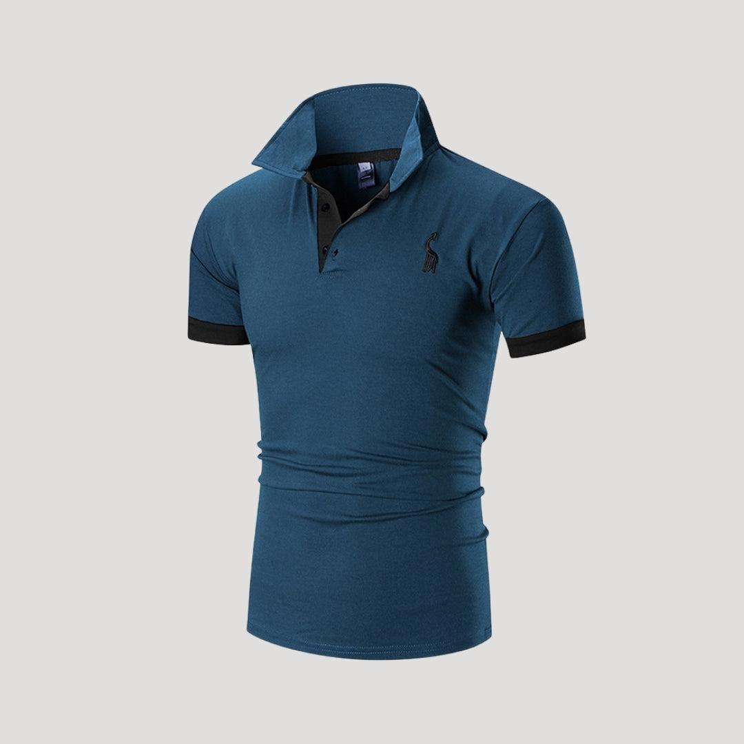 Men’s slim fit short sleeve polo shirt