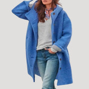 Women hooded coat