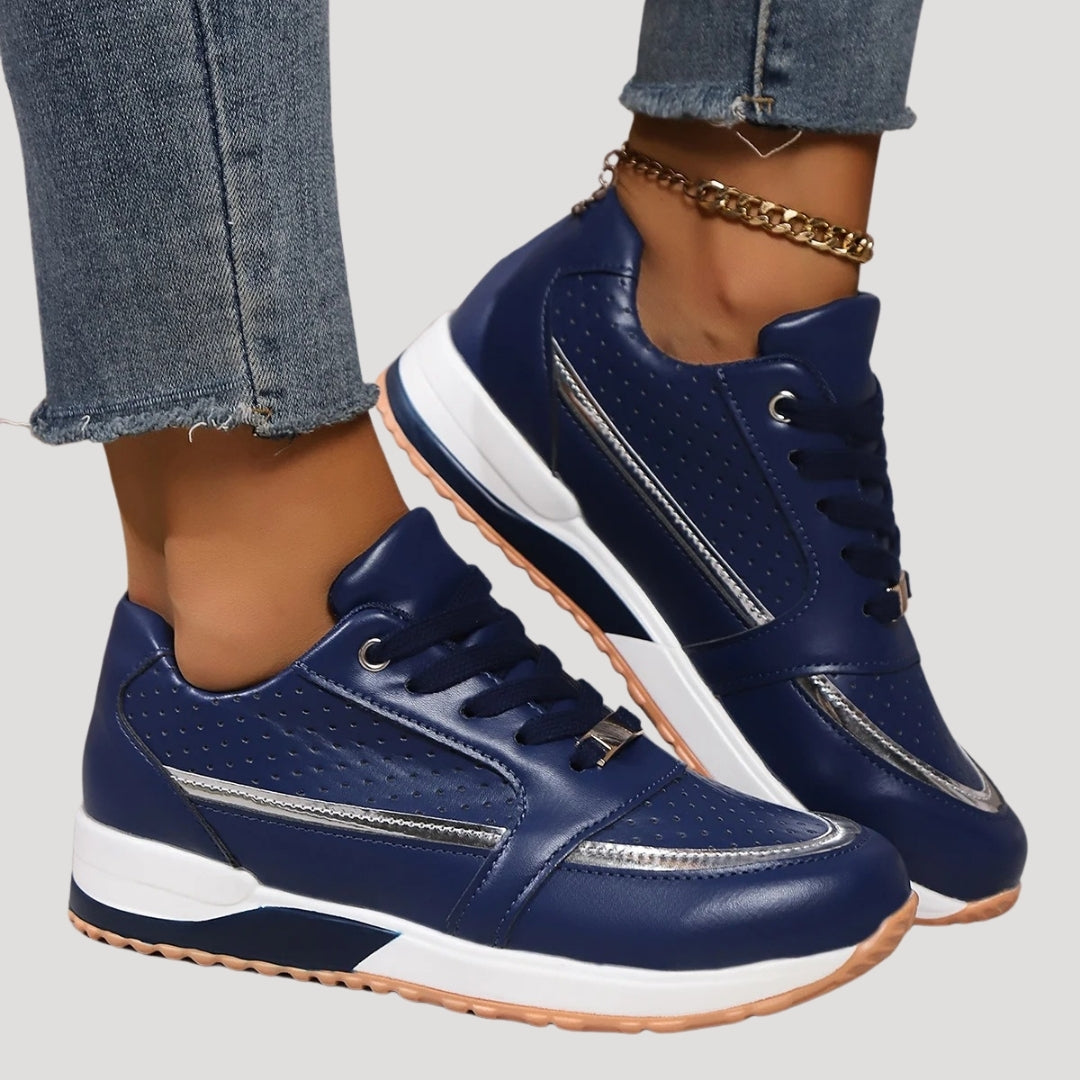 Women’s platform wedge sneakers casual trainers