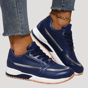 Women’s platform wedge sneakers casual trainers