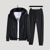 Men’s zip up tracksuit two piece set