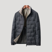Men’s quilted waterproof puffer winter jacket