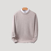Men’s cashmere crew neck warm knitted jumper