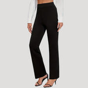 Women’s high waisted smart black trousers