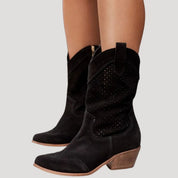 Women’s suede winter ankle boots