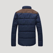 Men’s padded puffer jacket quilted winter insulated coat