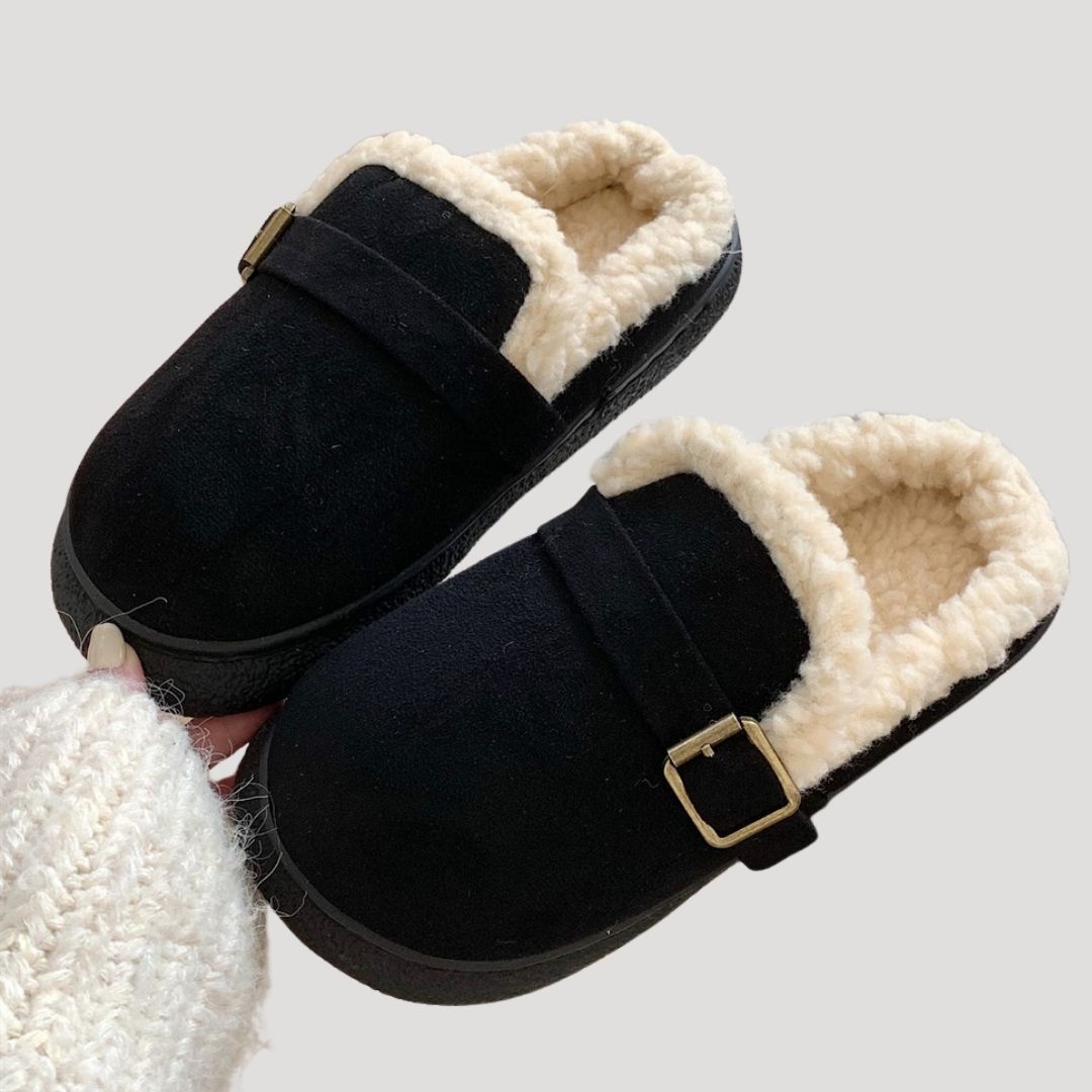 Women’s warm slip on house slipper socks