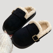 Women’s warm slip on house slipper socks