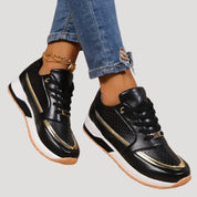 Women’s platform wedge sneakers casual trainers