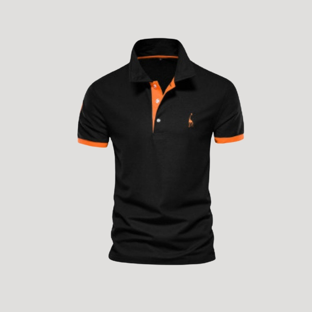 Men’s slim fit short sleeve polo shirt