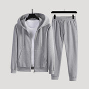Men’s zip up tracksuit two piece set