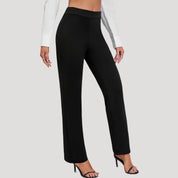 Women’s high waisted smart black trousers