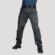 Men’s outdoor cargo walking trousers with utility pockets