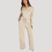 Relaxed-fit knit lounge set