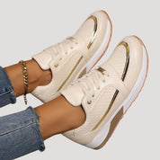 Women’s platform wedge sneakers casual trainers