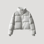 Women's cropped puffer coat