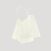 Embroidered lace camisole top