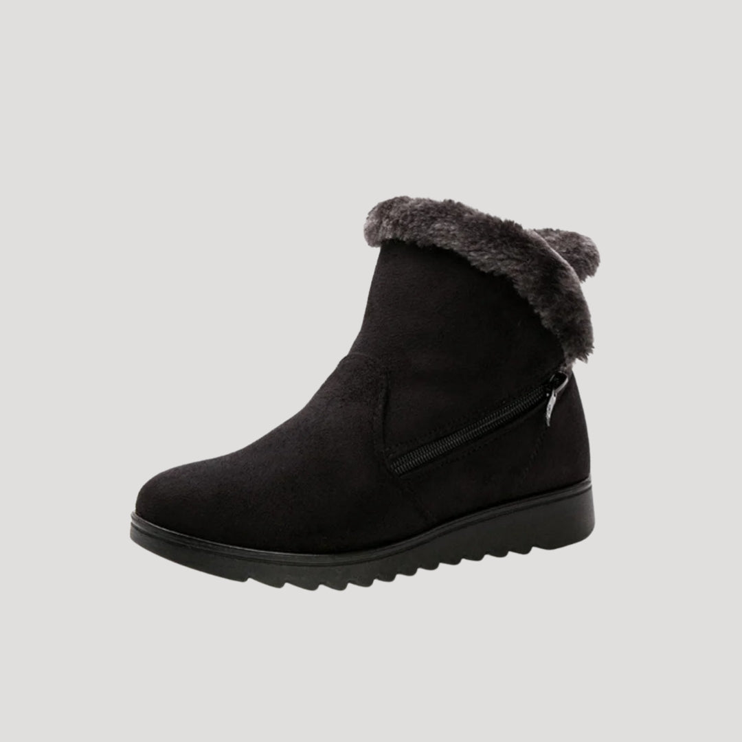 Women faux fur lined winter boots