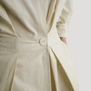 Women’s cotton shirt dress – long sleeve midi style