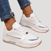 Women’s platform wedge sneakers casual trainers