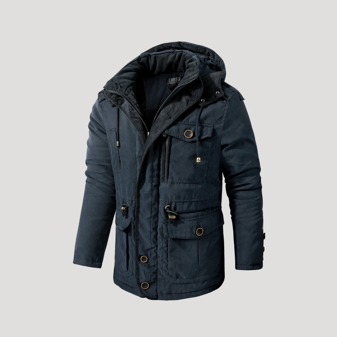 Men’s waterproof parka jacket padded winter coat