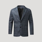 Men’s tweed wool slim fit checked tailored blazer