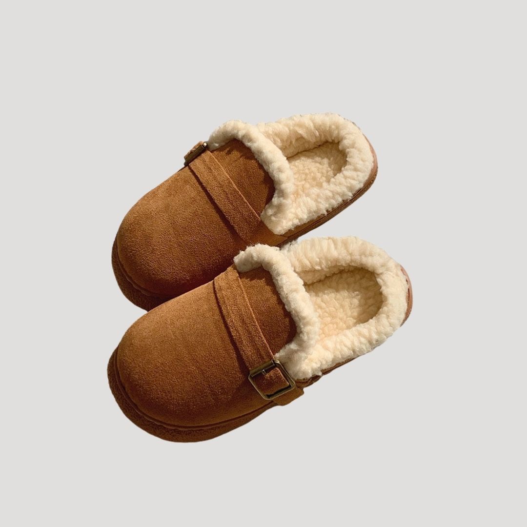 Women’s warm slip on house slipper socks
