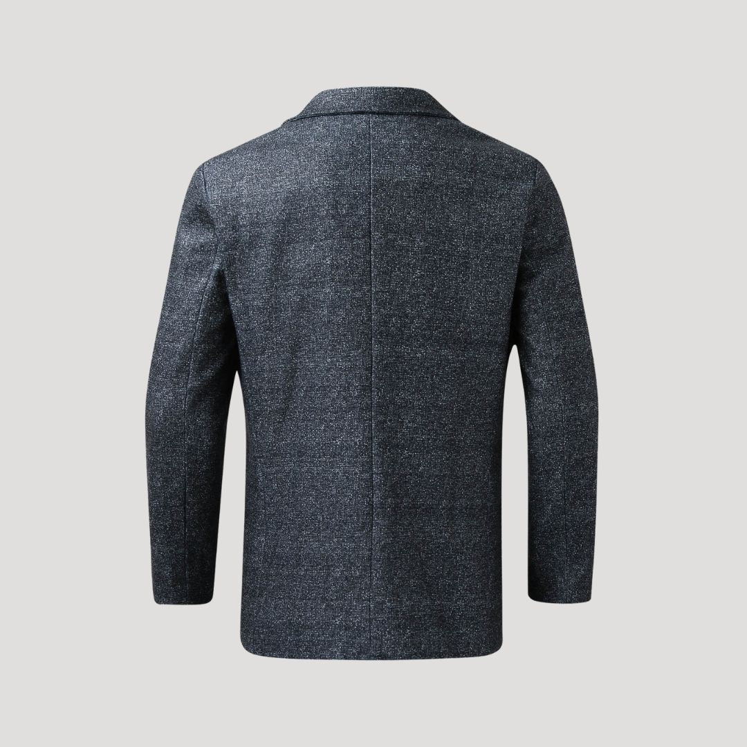 Men’s tweed wool slim fit checked tailored blazer