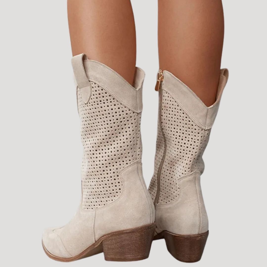 Women’s suede winter ankle boots