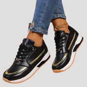 Women’s platform wedge sneakers casual trainers