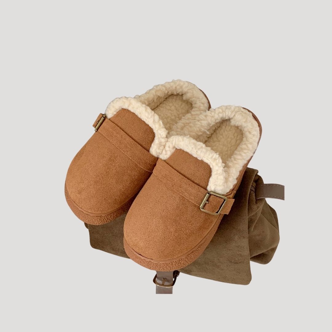 Women’s warm slip on house slipper socks