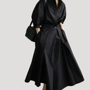 Women’s cotton shirt dress – long sleeve midi style