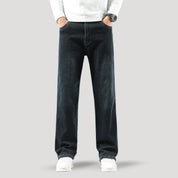 Relaxed straight-leg jeans