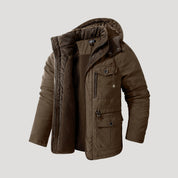 Men’s waterproof parka jacket padded winter coat