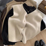 Women’s knitted vest sleeveless cardigan jumper
