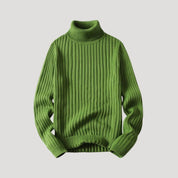 Men’s chunky knitted roll neck warm winter jumper