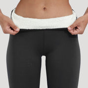 Women’s fleece lined leggings – thermal winter stretch fit