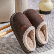 Women’s warm fleece-lined house slipper sock slippers